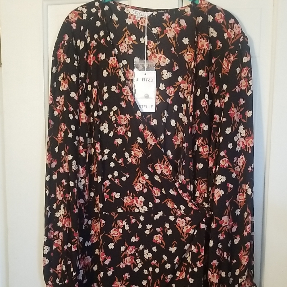 Estelle Floral Wrap Dress